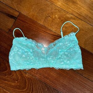 Aqua Lace Bralette.
